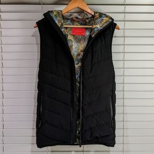 Navy Blue Exotic Vest by Zara